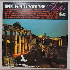 DICK CONTINO - Italia - Aranged Jerry Gray - Vinyl LP 1957 Dot  DLP3651 Mono